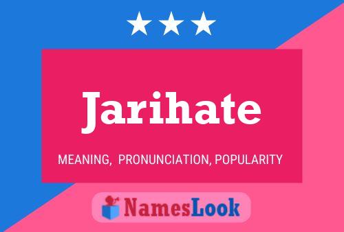 Постер имени Jarihate