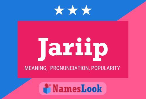 Постер имени Jariip