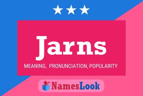 Постер имени Jarns