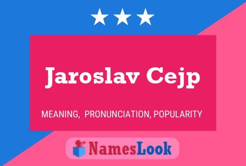 Постер имени Jaroslav Cejp