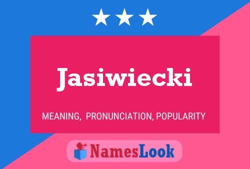 Постер имени Jasiwiecki