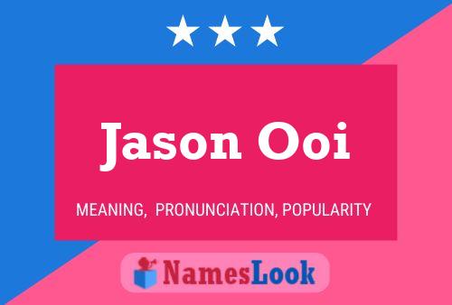 Постер имени Jason Ooi