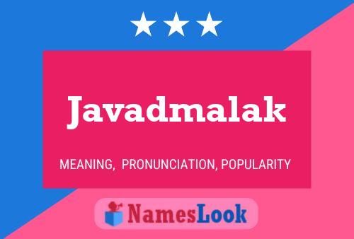 Постер имени Javadmalak