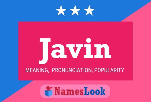 Постер имени Javin