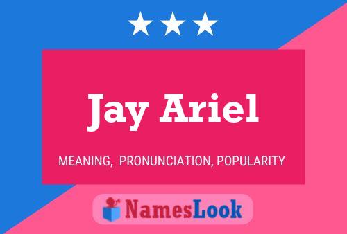 Постер имени Jay Ariel