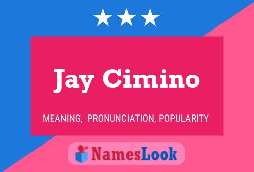 Постер имени Jay Cimino