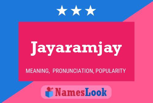 Постер имени Jayaramjay