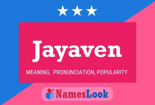 Постер имени Jayaven