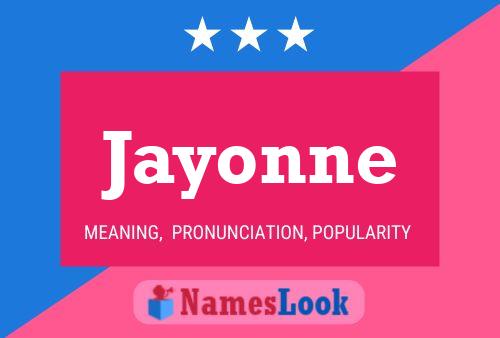 Постер имени Jayonne