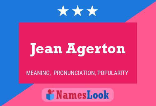 Постер имени Jean Agerton