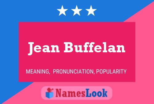 Постер имени Jean Buffelan