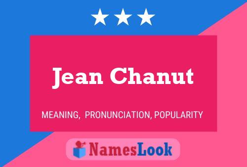 Постер имени Jean Chanut