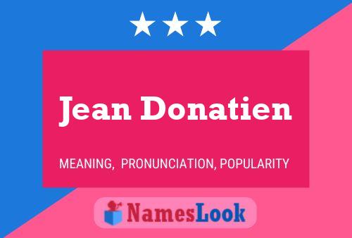 Постер имени Jean Donatien