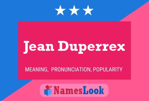 Постер имени Jean Duperrex