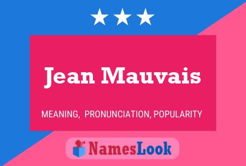 Постер имени Jean Mauvais