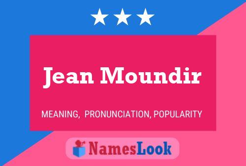 Постер имени Jean Moundir