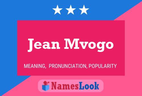 Постер имени Jean Mvogo