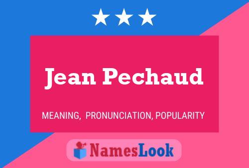 Постер имени Jean Pechaud