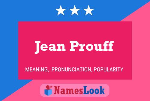 Постер имени Jean Prouff