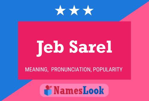 Постер имени Jeb Sarel