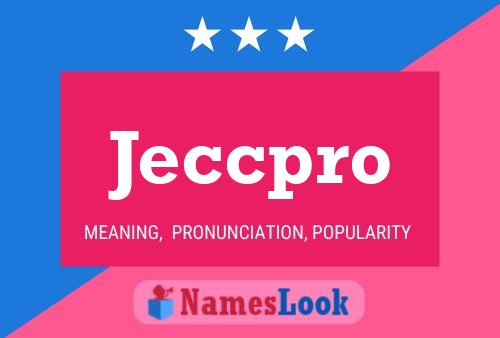 Постер имени Jeccpro