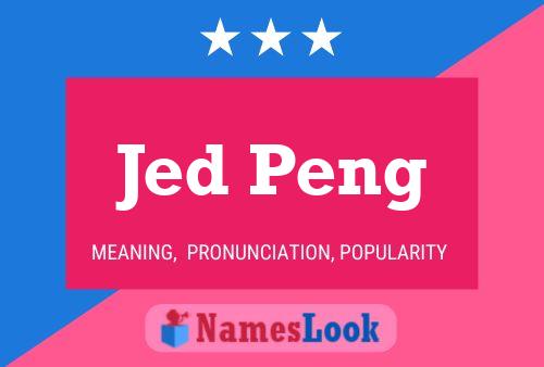 Постер имени Jed Peng