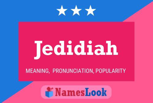 Постер имени Jedidiah