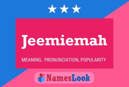 Постер имени Jeemiemah