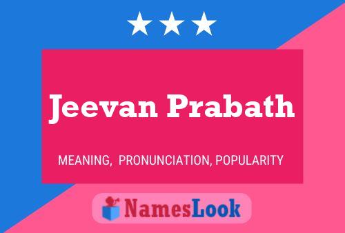 Постер имени Jeevan Prabath