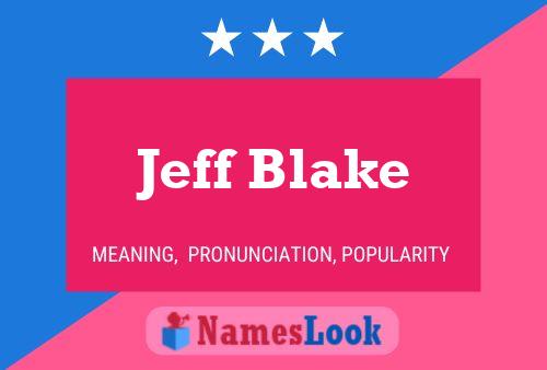 Постер имени Jeff Blake