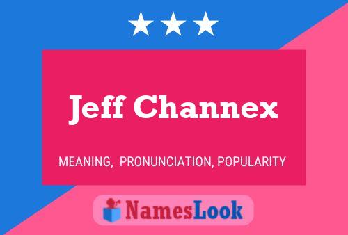 Постер имени Jeff Channex