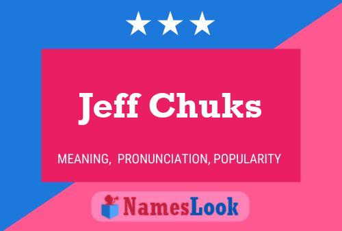 Постер имени Jeff Chuks