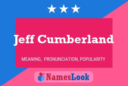 Постер имени Jeff Cumberland