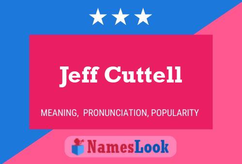 Постер имени Jeff Cuttell