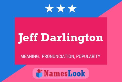 Постер имени Jeff Darlington