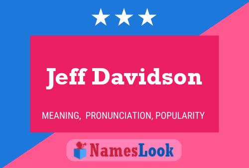 Постер имени Jeff Davidson