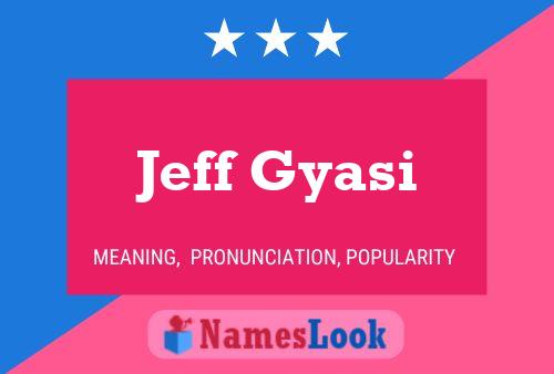 Постер имени Jeff Gyasi