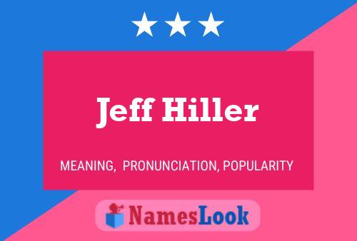 Постер имени Jeff Hiller