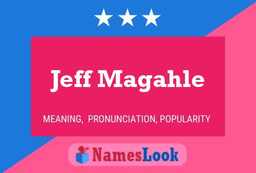 Постер имени Jeff Magahle