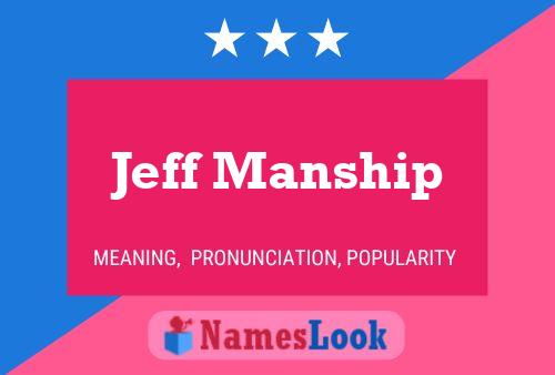 Постер имени Jeff Manship