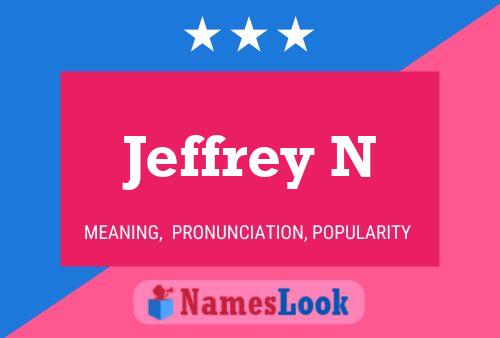 Постер имени Jeffrey N