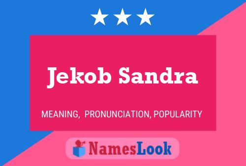 Постер имени Jekob Sandra