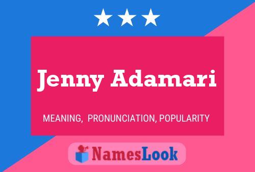 Постер имени Jenny Adamari