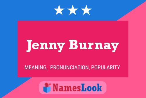 Постер имени Jenny Burnay