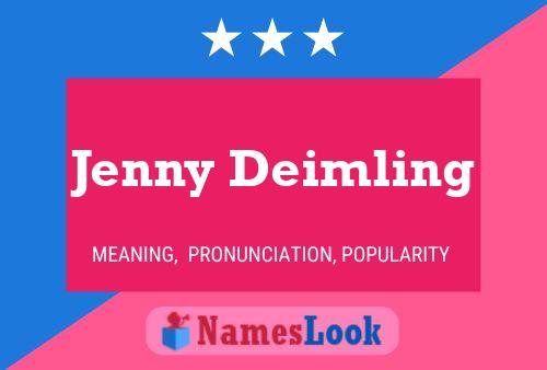 Постер имени Jenny Deimling