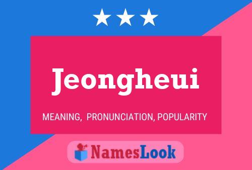 Постер имени Jeongheui