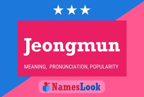 Постер имени Jeongmun