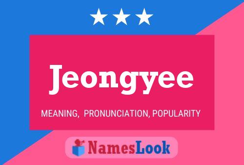 Постер имени Jeongyee