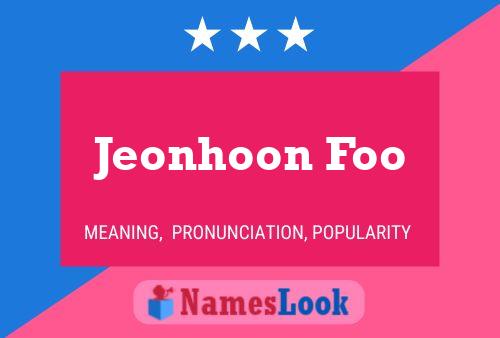 Постер имени Jeonhoon Foo