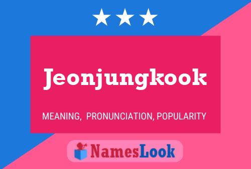 Постер имени Jeonjungkook